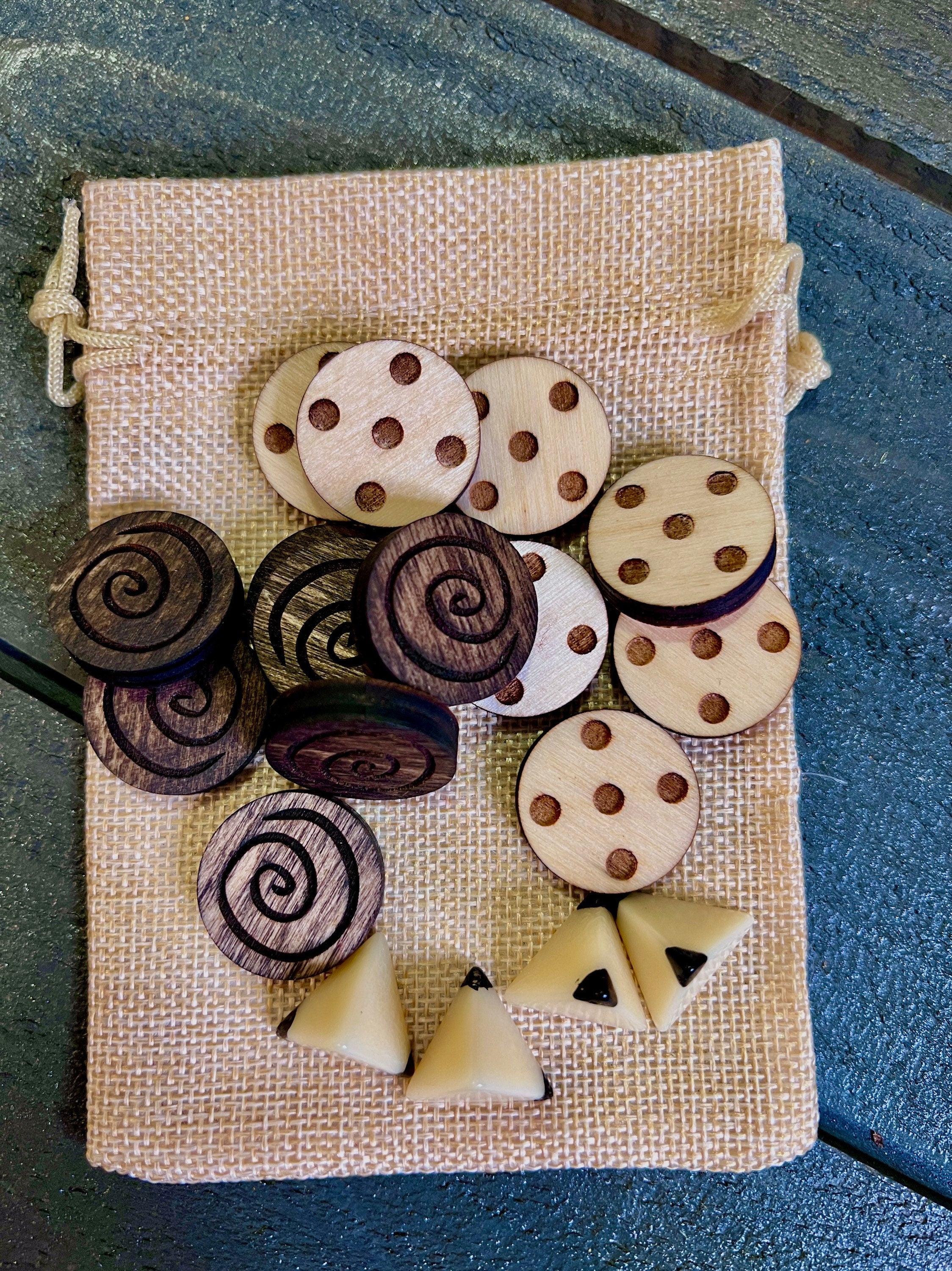 Royal Game of Ur | Personalized for Free | Sumerian Chase Board Game | Twenty Squares