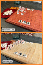 Handcrafted Shogi Set | Japanese Chess with Komadai