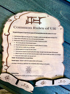 Royal Game of Ur | Personalized for Free | Sumerian Chase Board Game | Twenty Squares