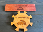Mexican Train Custom Dominoes Hub | Trains | Custom Dominos Tray - 3 Colors to Choose From!