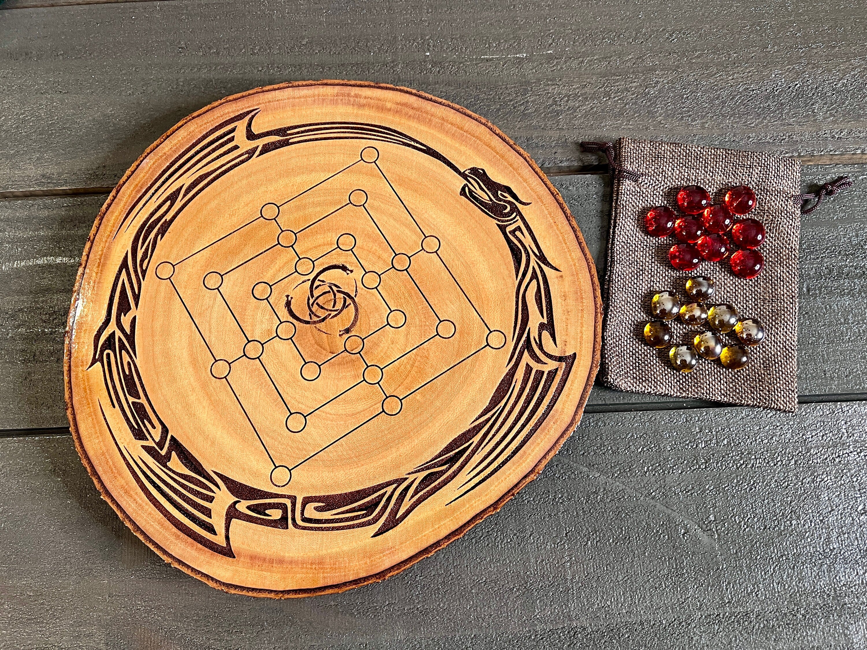 Nine Men's Morris | Ancient Roman Board Game | Mills | Merelles