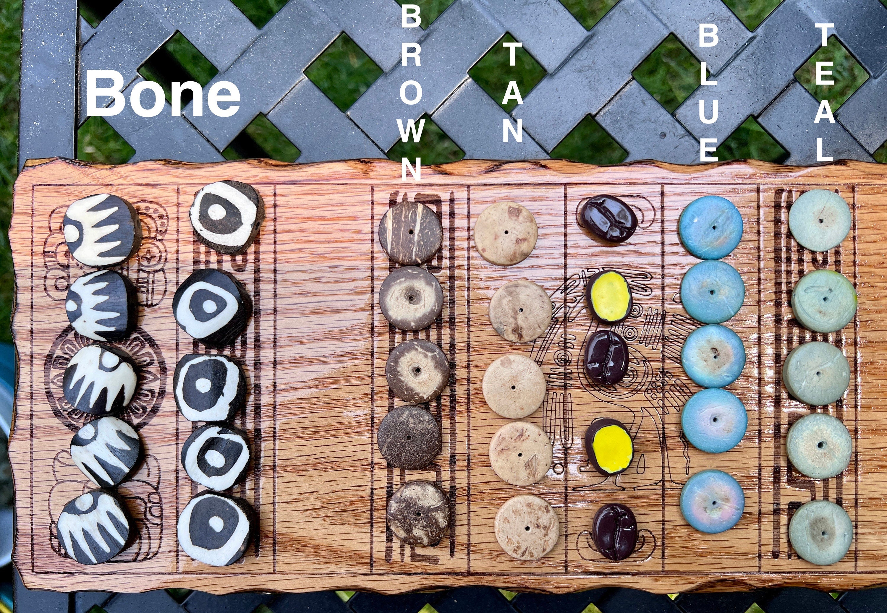 Bul | Puluc | Boolik | Mayan Mesoamerican Running Fight Board Game