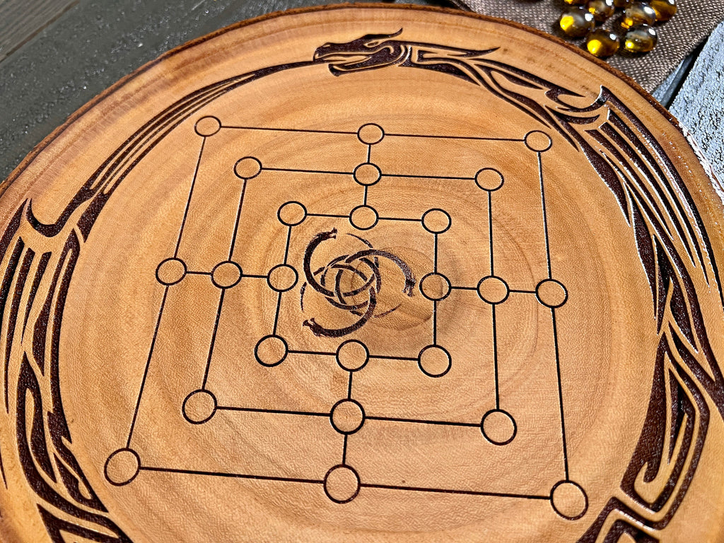 Nine Men's Morris | Ancient Roman Board Game | Mills | Merelles