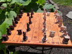 Handmade Wooden Chinese Chess Set aka Xiangqi | Personalized | Back is Engraved