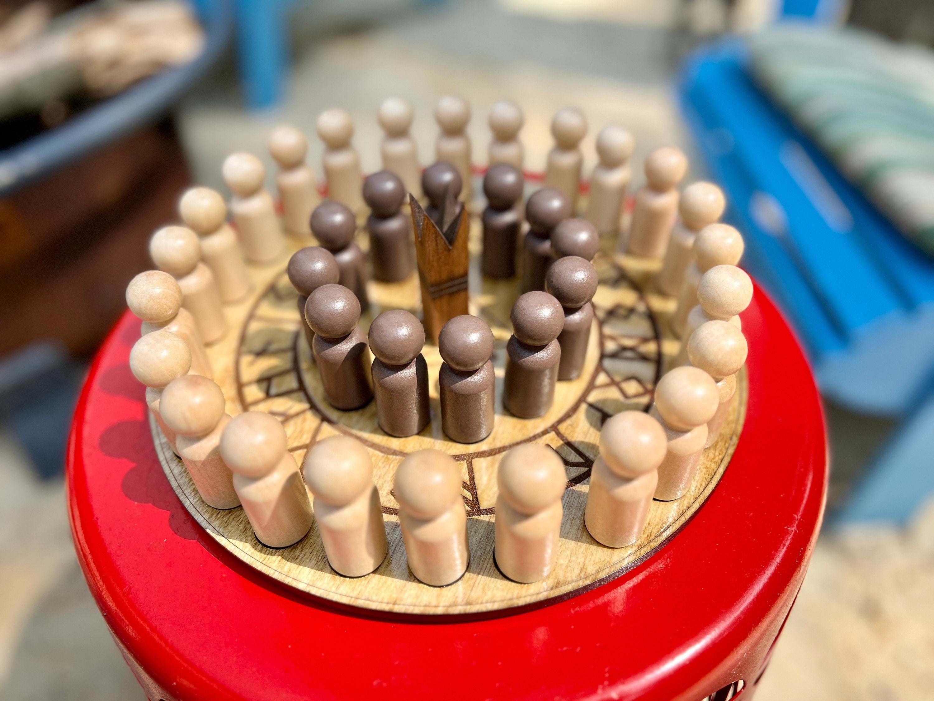11x11 Square Variation Viking Chess aka 'Hnefatafl' | Free Personalization | Token Options | Board Size Options |