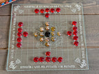 Glass Viking Chess (Hnefatafl) | Special Edition, Long Boat Token Holder