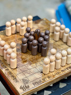 11x11 Square Variation Viking Chess aka 'Hnefatafl' | Free Personalization | Token Options | Board Size Options |
