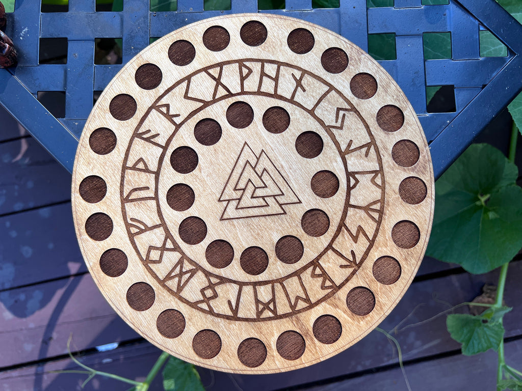 Viking Resin Hnefatafl / Tafl Game Pieces Only - Not the Game Board