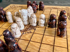 Personalized Viking Chess | Handcrafted Hnefatafl Game, Wood Tokens, 9x9 Variation