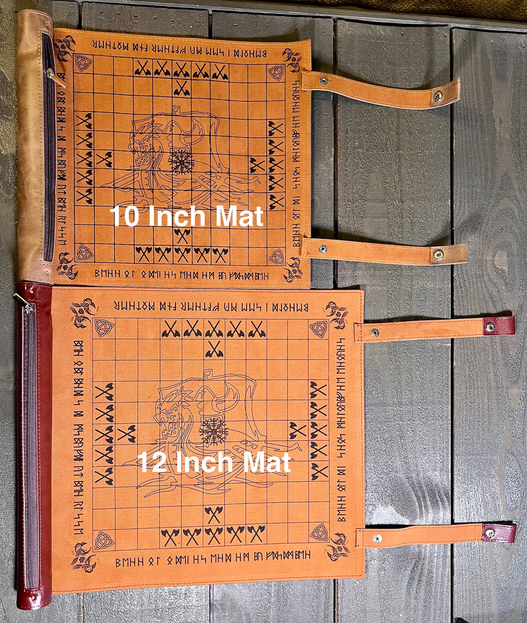 Hnefatafl Viking Chess Game | Portable Roll-Up Board