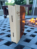 Custom Engraved Wood Chess Book - Unique Handcrafted Chess Set