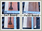 Custom Engraved Wood Chess Book - Unique Handcrafted Chess Set