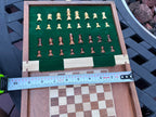 Custom Engraved Wood Chess Book - Unique Handcrafted Chess Set