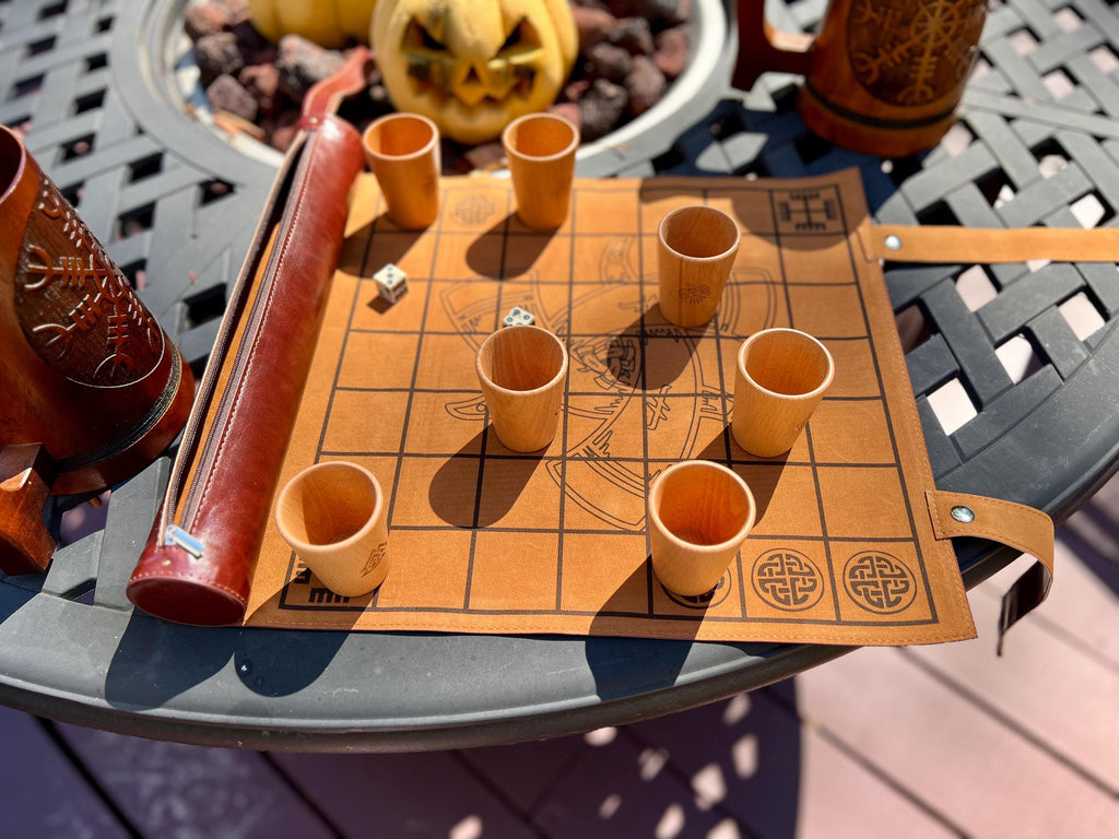 Tablero & Brandubh Duel Game Mat