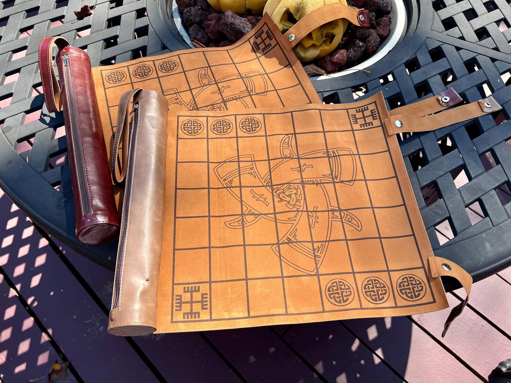 Tablero & Brandubh Duel Game Mat