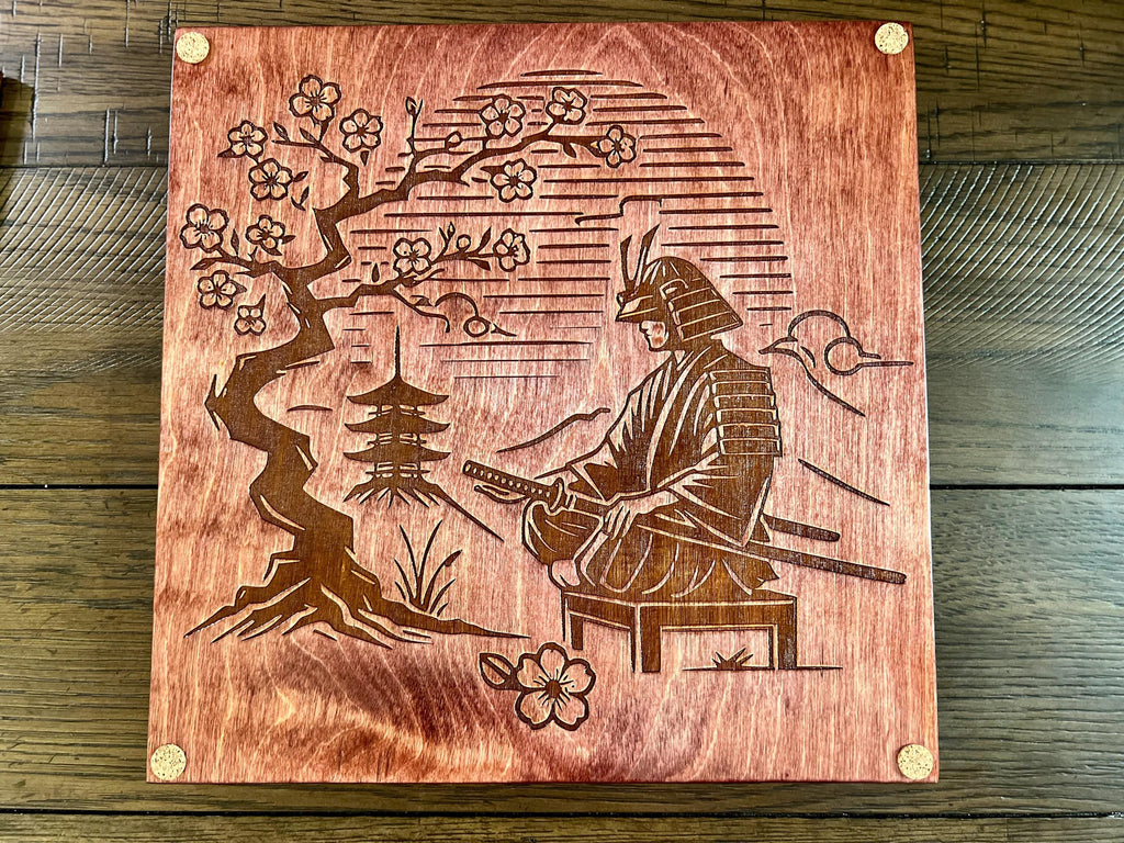 Handcrafted Shogi Set | Japanese Chess with Komadai