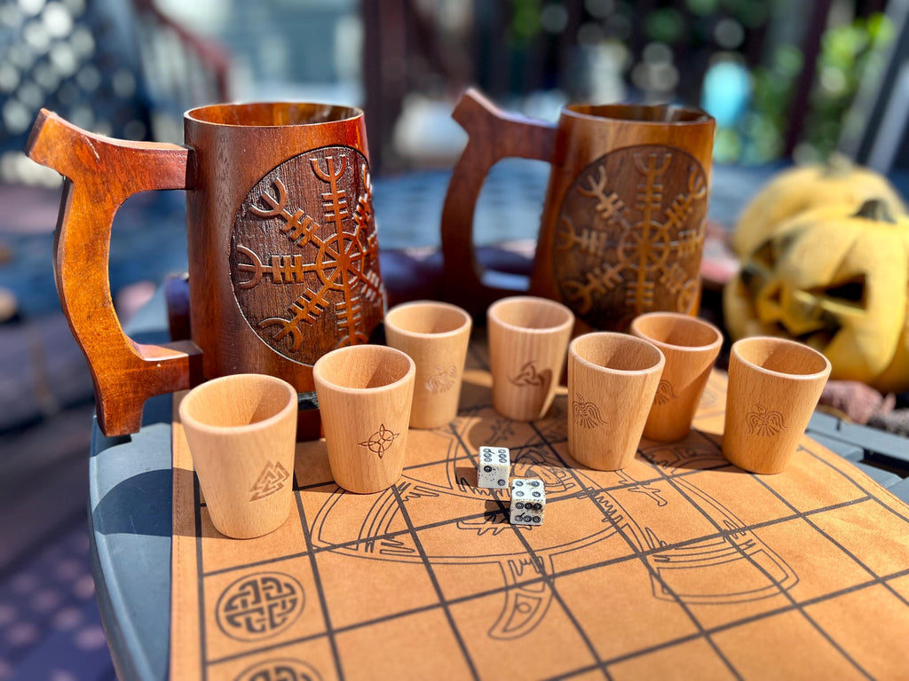 Tablero & Brandubh Duel Game Mat