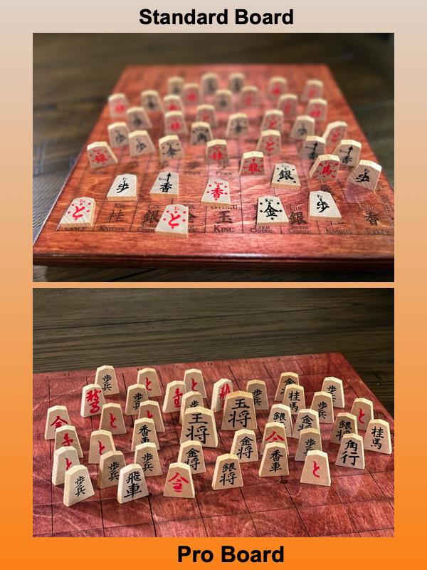 Handcrafted Shogi Set | Japanese Chess with Komadai