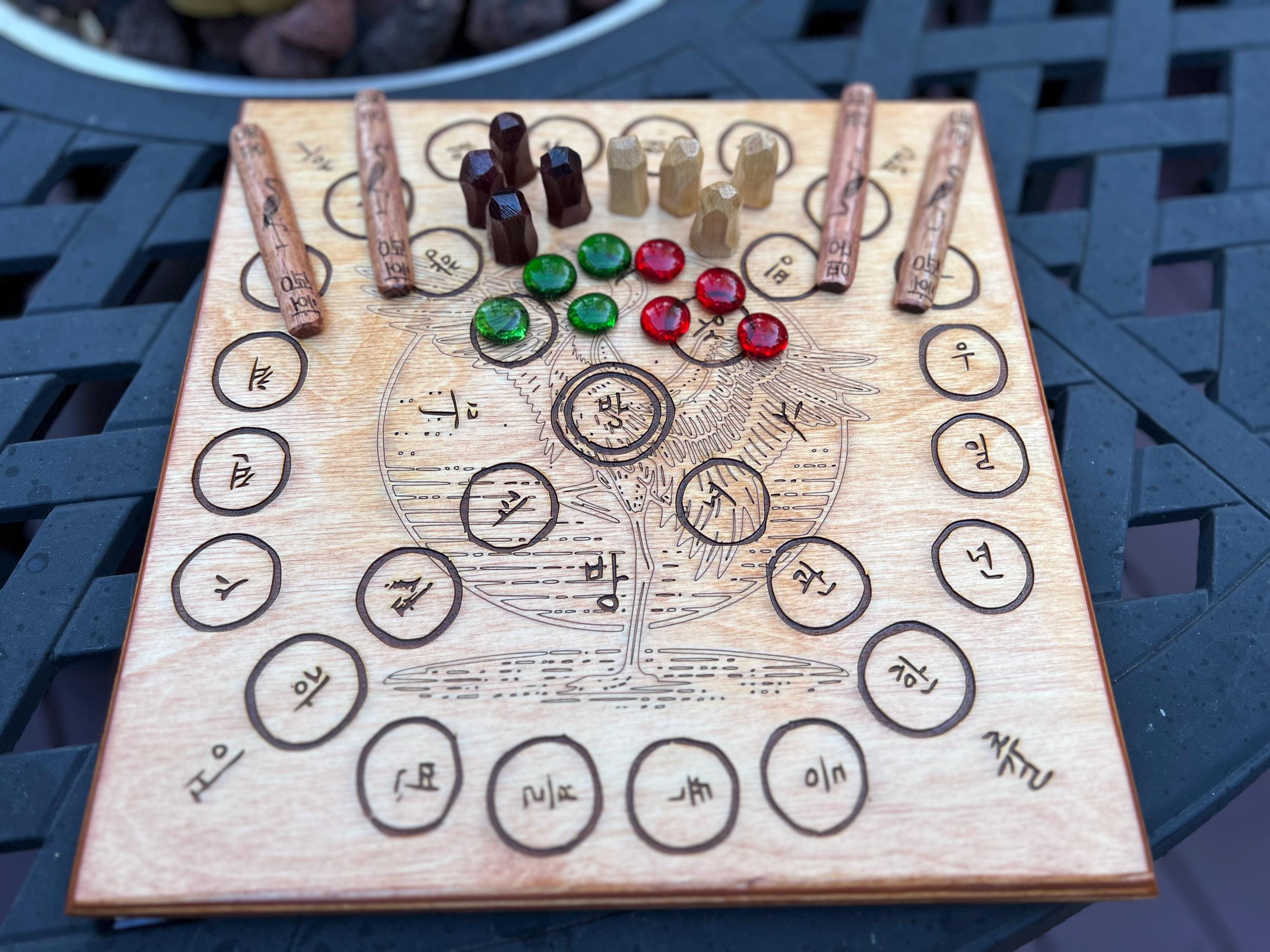 Yute | Yut Nori | Yunnori | Korean Board Game