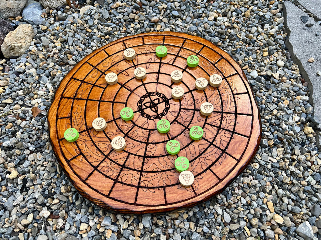 Fidchell | Ancient Celtic Irish Board Game | New Pieces