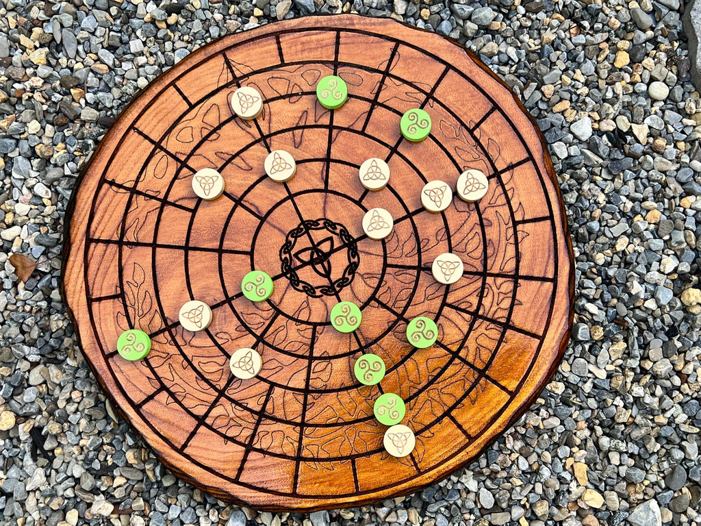 Fidchell | Ancient Celtic Irish Board Game | New Pieces