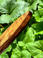 Viking Daldos Board Game: Solid Pine, Bone Dice, Runes