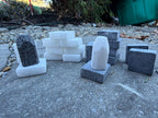Handcrafted Tak Board Game: Pine Slate with Exotic Wood or Stone Marble Pieces