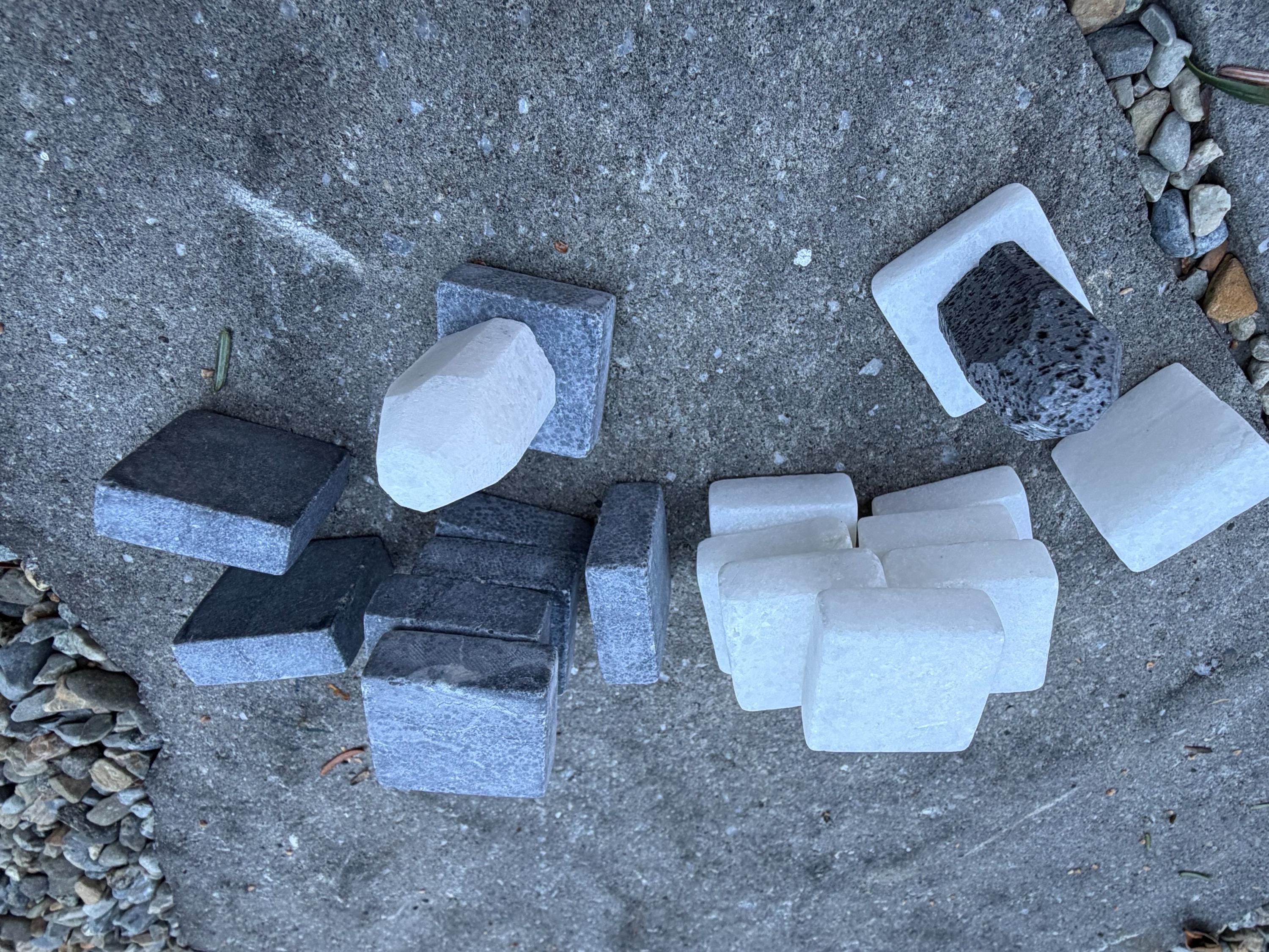 60 Tak Pieces Marble Stone