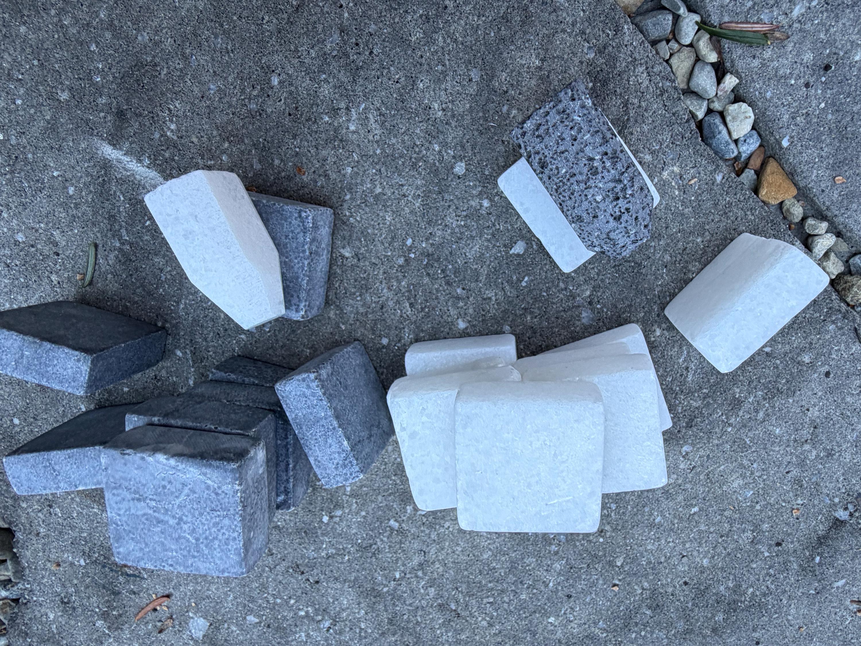 60 Tak Pieces Marble Stone