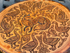 Fox and Geese Board Game - Historical, Handmade, Wooden, Tabletop, Medieval, Strategy Game