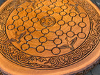 Fox and Geese Board Game - Historical, Handmade, Wooden, Tabletop, Medieval, Strategy Game