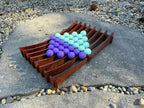 Handcrafted Wooden Connect 4 Solitaire Combo – Modular Tabletop Game Board