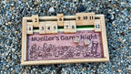 Handcrafted Shut the Box Game – Solid Bamboo Pub Dice Board (9"x6")