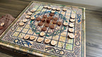 Hnefatafl Playable Wall Art - 12x12 Canvas Board Game - Ancient Viking Strategy Game & Norse Decor