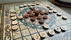 Hnefatafl Playable Wall Art - 12x12 Canvas Board Game - Ancient Viking Strategy Game & Norse Decor