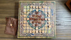 Hnefatafl Playable Wall Art - 12x12 Canvas Board Game - Ancient Viking Strategy Game & Norse Decor