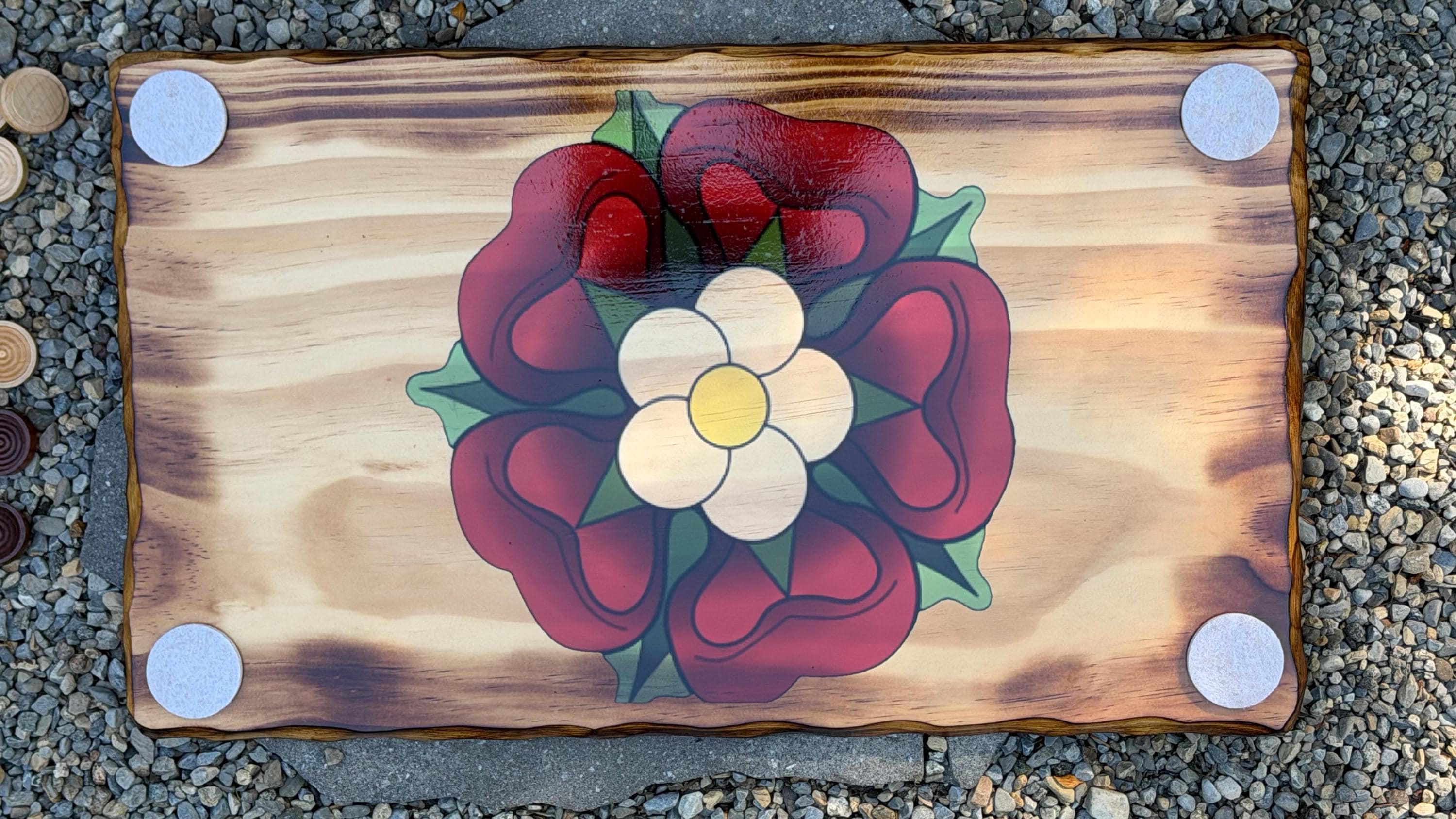 Handcrafted Wooden Backgammon Board - 18" Custom Engraved Ancient Strategy Board Game - Natural or Colonial Maple Finish