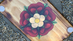 Handcrafted Wooden Backgammon Board - 18" Custom Engraved Ancient Strategy Board Game - Natural or Colonial Maple Finish