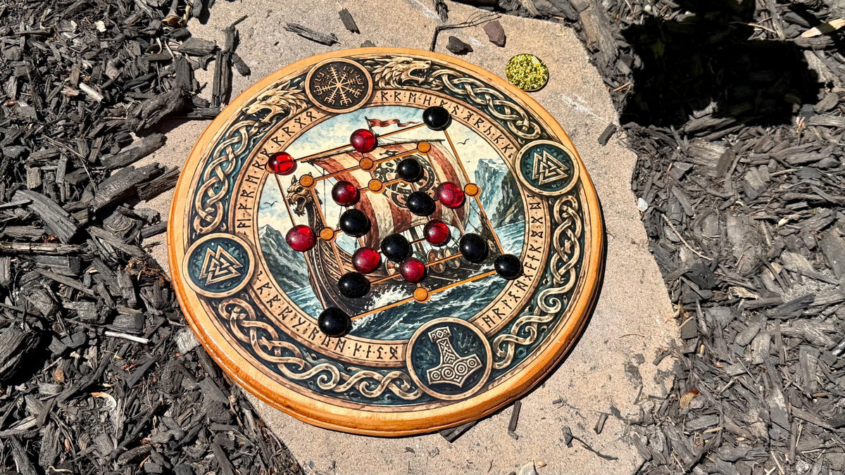 Special Edition Board - Nine Men's Morris | Ancient Roman Board Game | Mills | Merelles