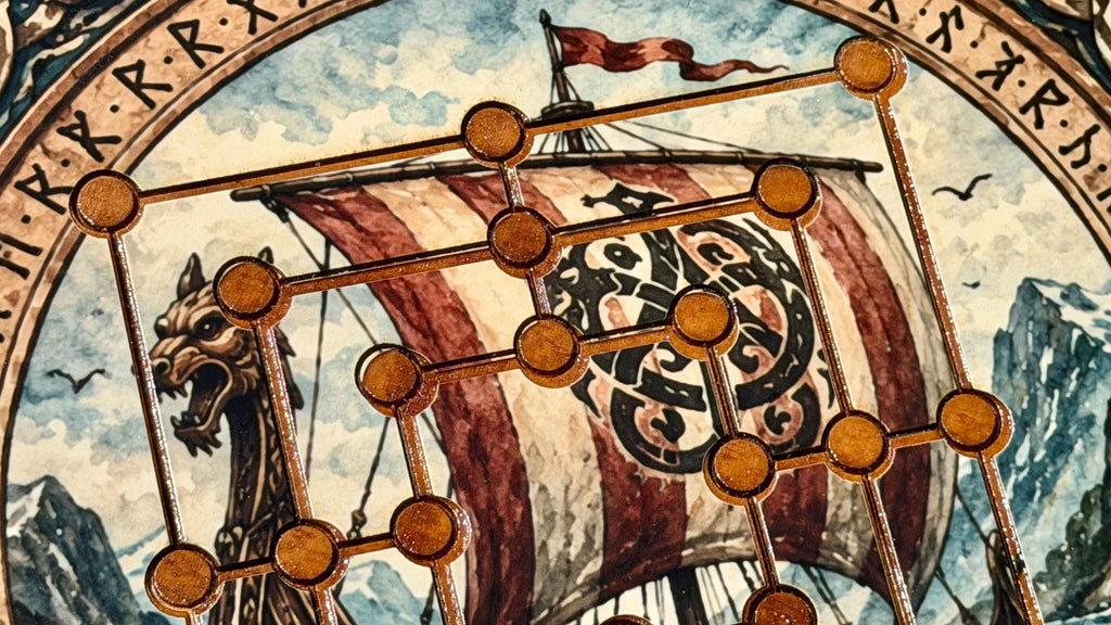 Special Edition Board - Nine Men's Morris | Ancient Roman Board Game | Mills | Merelles
