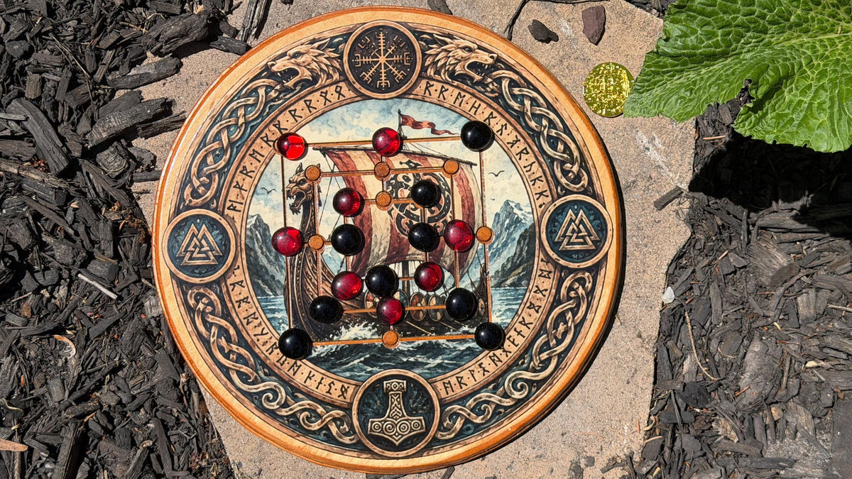 Special Edition Board - Nine Men's Morris | Ancient Roman Board Game | Mills | Merelles