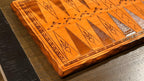 Handcrafted Wooden Backgammon Board - 18" Custom Engraved Ancient Strategy Board Game - Natural or Colonial Maple Finish