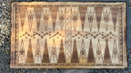 Handcrafted Wooden Backgammon Board - 18" Custom Engraved Ancient Strategy Board Game - Natural or Colonial Maple Finish