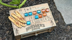 Handcrafted Wooden Senet Board Game - Ancient Egyptian Strategy Game with Storage Drawer - Custom Engraved Historical Replica