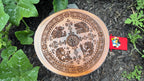 Patolli Ancient Aztec Board Game | Handcrafted Live-Edge Wood Slice