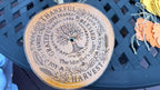 Thanksgiving Gratitude Tree: Personalized Engraved Family Name Base, Fall Leaves Included