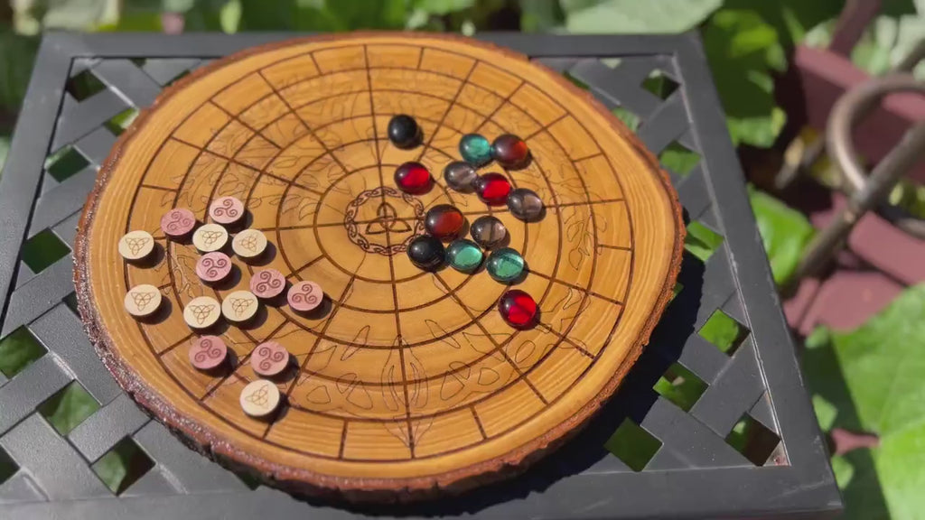 Fidchell | Ancient Celtic Irish Board Game | New Pieces