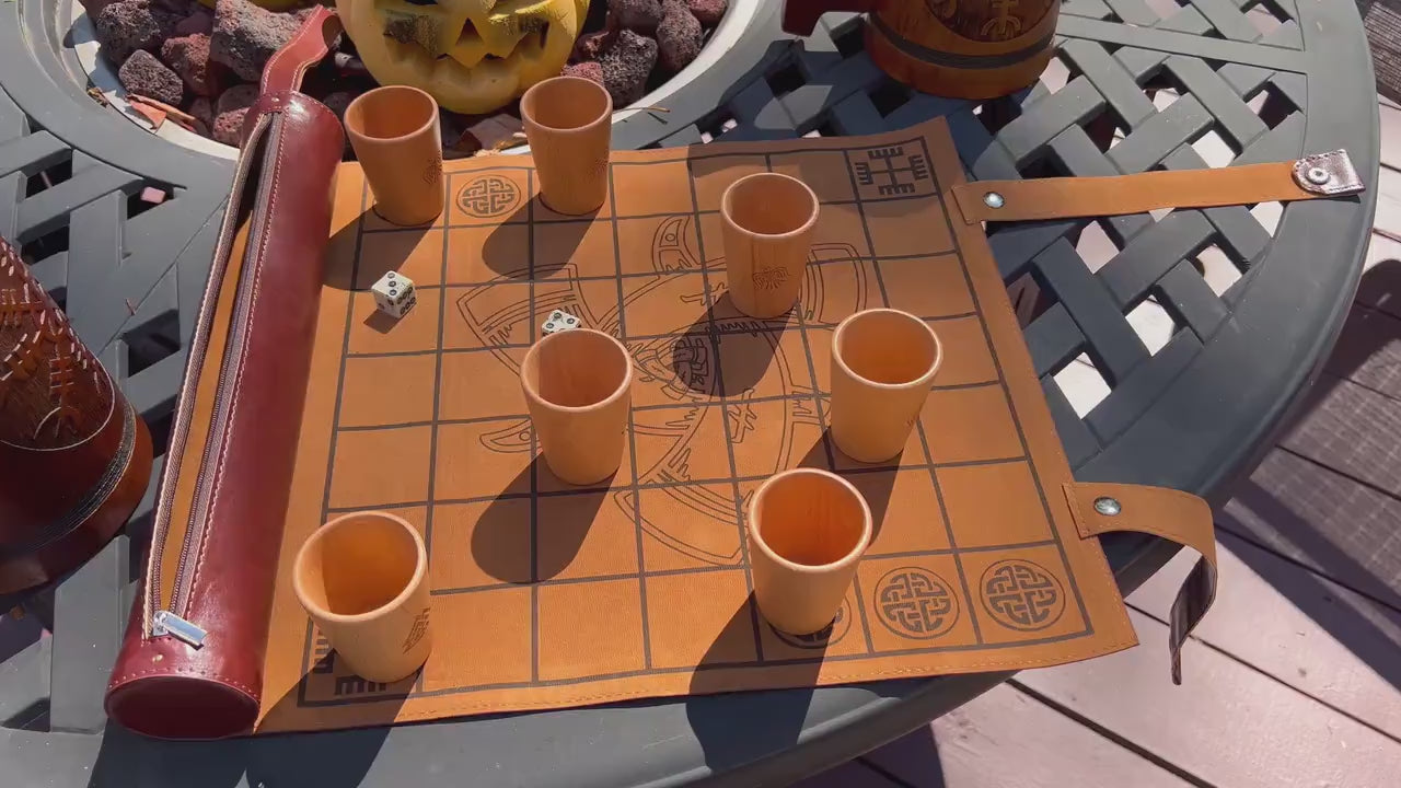 Tablero & Brandubh Duel Game Mat